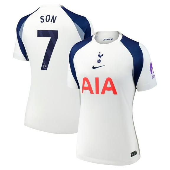 Women's Nike Son Heung-Min White Tottenham Hotspur 2025/26 Home Replica Jersey