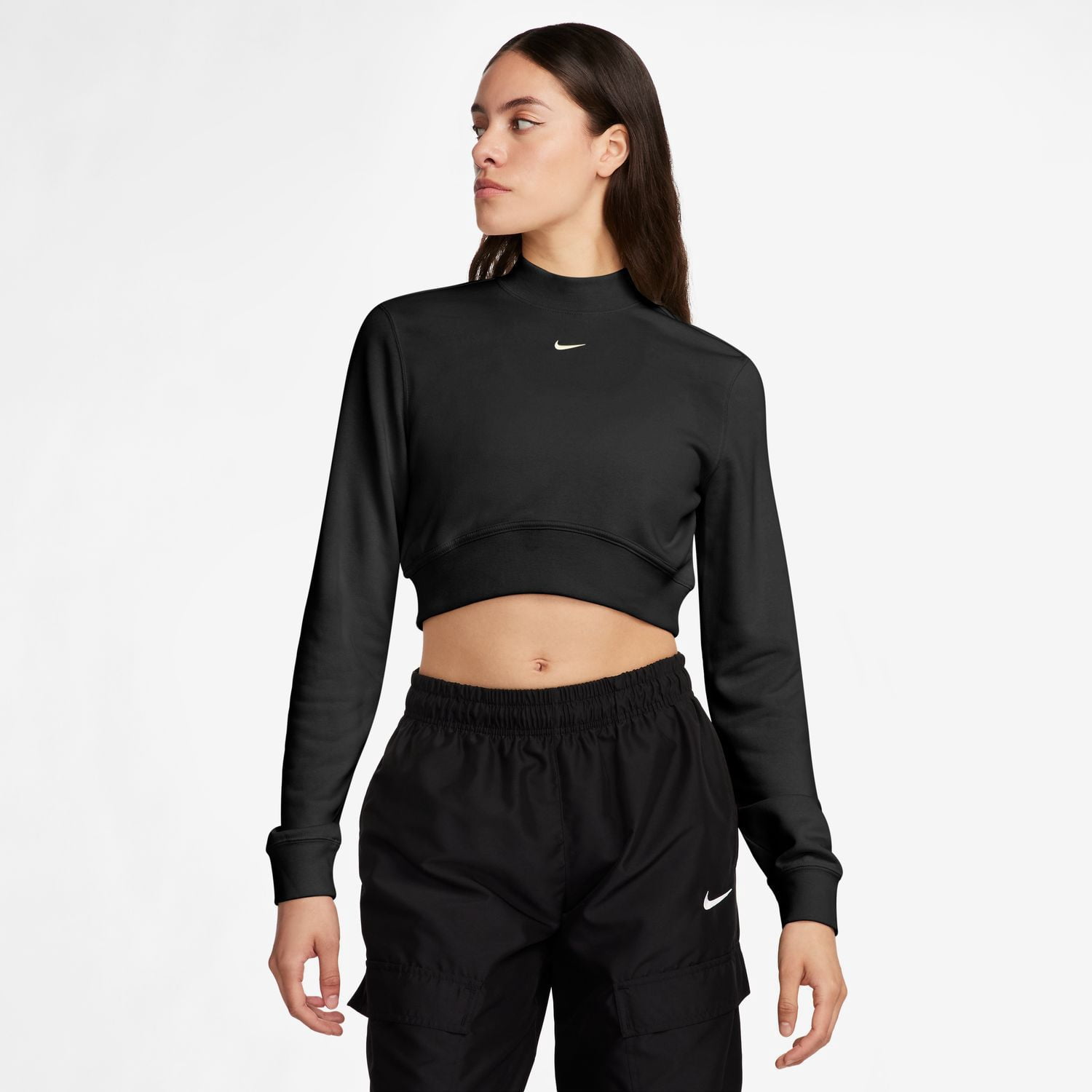 nike socks crop top