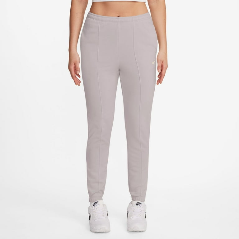 Women s Nike Sportswear Chill Terry High Waisted Sweatpants Color Violet Size MEDIUM Walmart