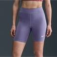 thumbnail image 1 of Women's Nike Sportswear Classics High-Waisted 8-in. Bike Shorts Color: Dusty Amethyst Size: SMALL, 1 of 4