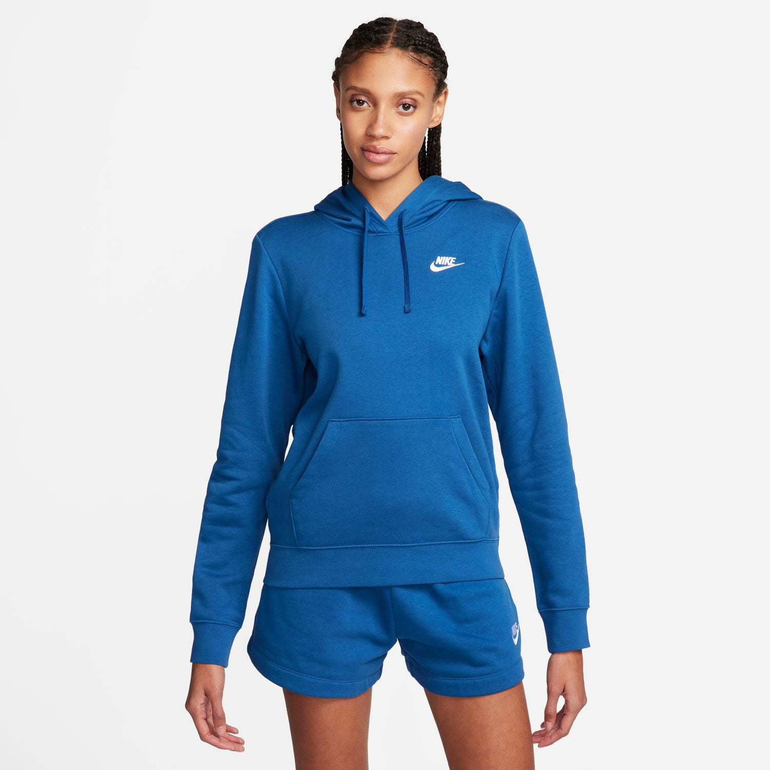 nike womens blue hoodie