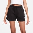 thumbnail image 1 of Women's Nike Sportswear Club Fleece Midrise Shorts Color: Black Size: X LARGE, 1 of 4