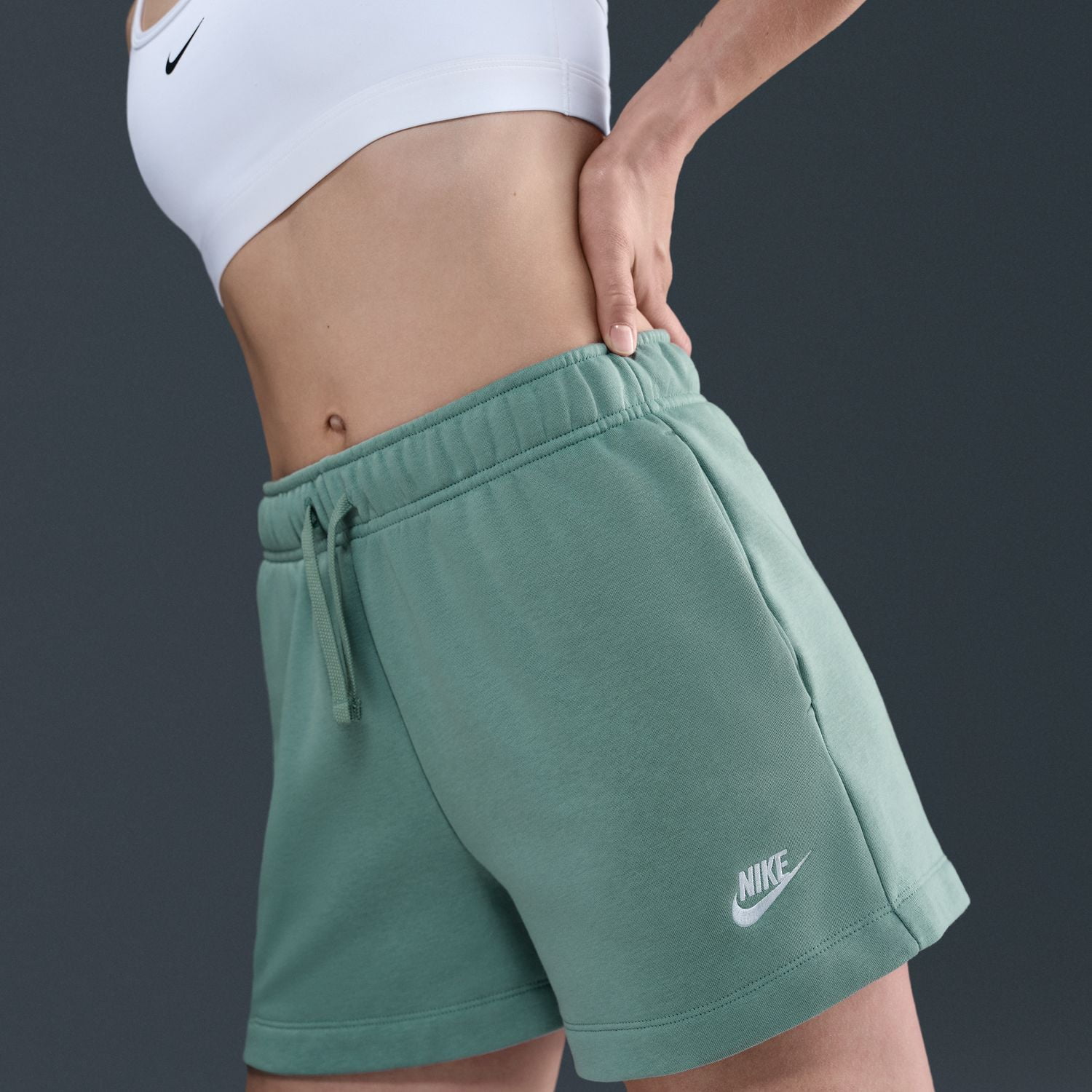nike club shorts women's