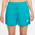 thumbnail image 1 of Women's Nike Sportswear Club Fleece Midrise Shorts Color: Dusty Cactus Size: X LARGE, 1 of 4