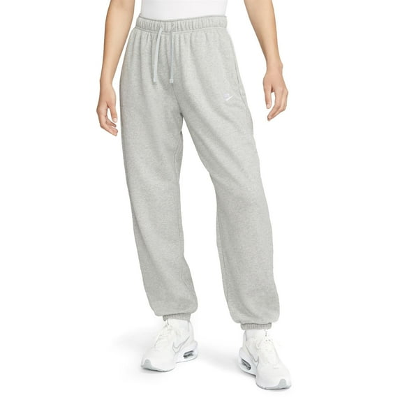 Women's Nike Sportswear Oversized Club Fleece Sweatpants Color: Gray Heather Size: SMALL