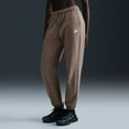 thumbnail image 1 of Women's Nike Sportswear Oversized Club Fleece Sweatpants Color: Mink Brown Size: LARGE, 1 of 4