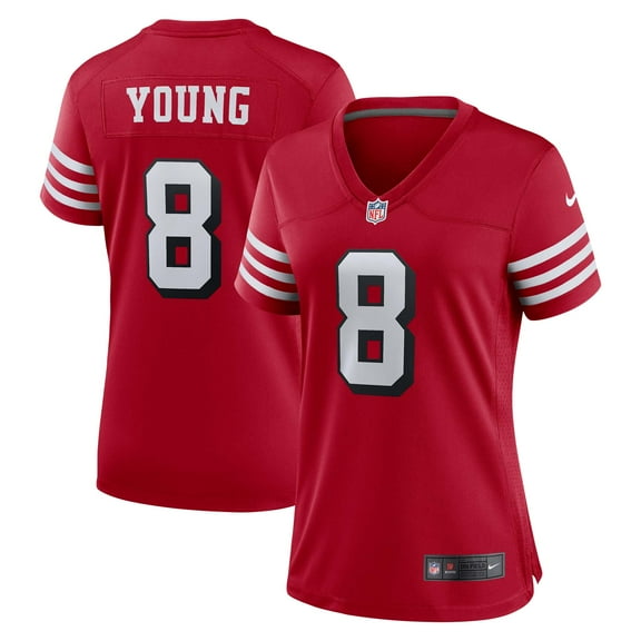 Women's Nike Steve Young Scarlet San Francisco 49ers Alternate Game Jersey
