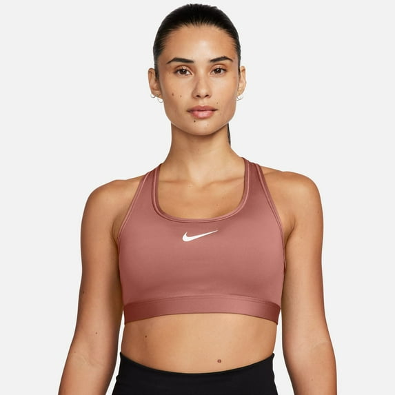 Women's Nike Swoosh Medium Support Padded Sports Bra Color: Canyon Pink Size: XX LARGE