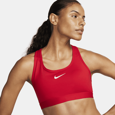 Red nike bra top