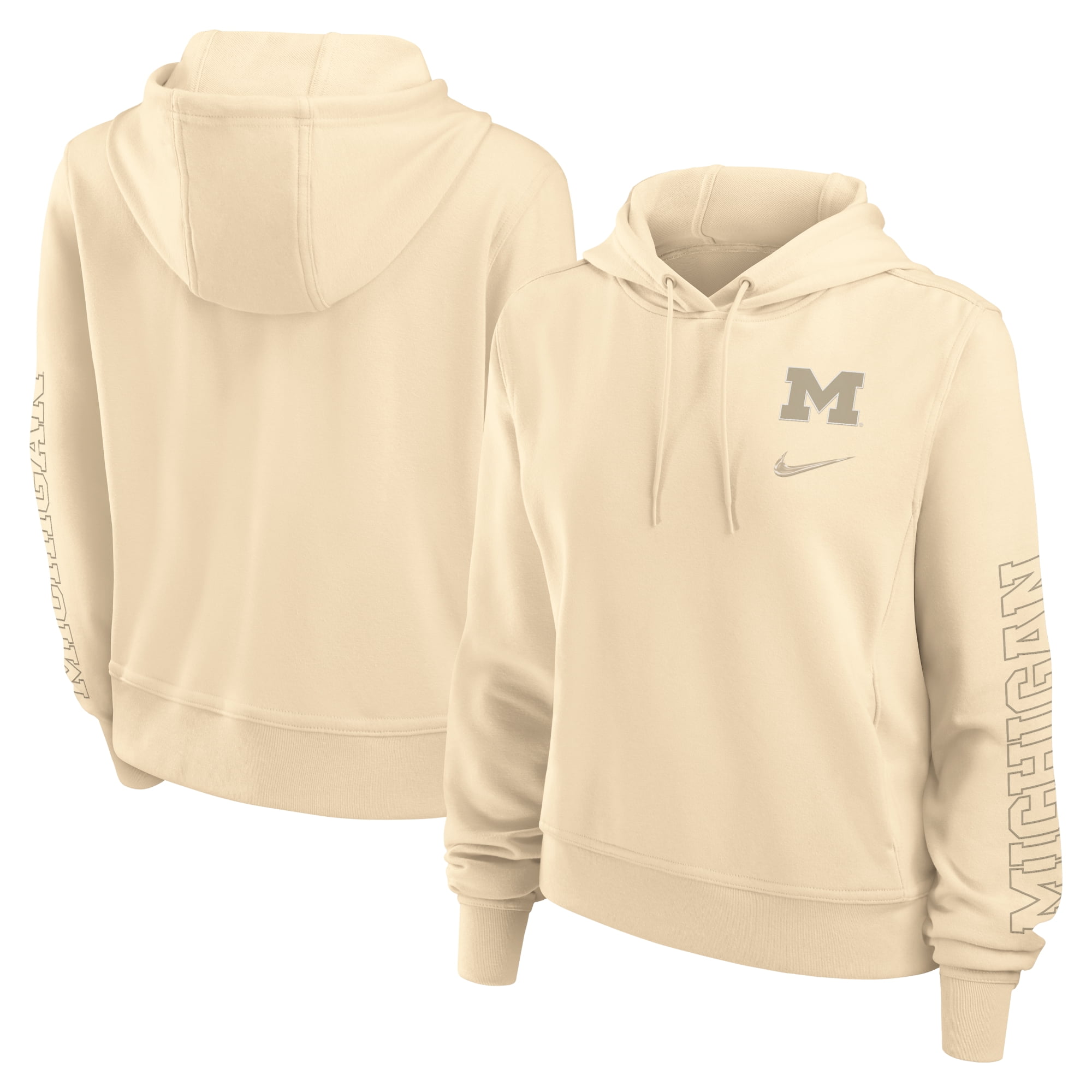 tan nike hoodie womens