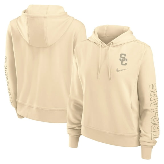 Women's Nike Tan USC Trojans One Pullover Hoodie