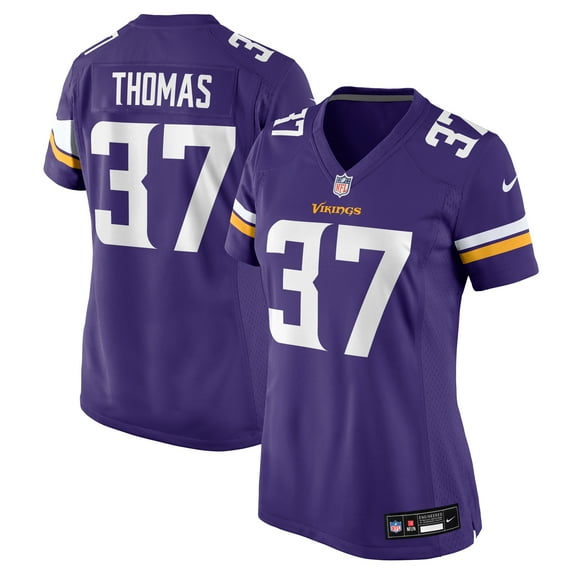 Women's Nike Tavierre Thomas  Purple Minnesota Vikings Team Game Jersey