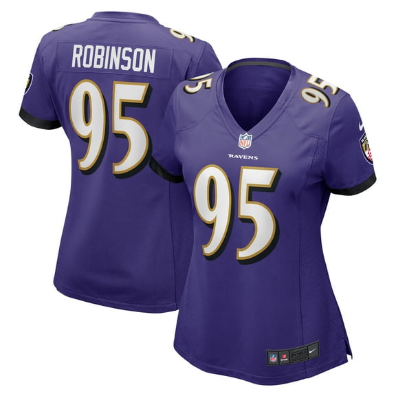 Women's Nike Tavius Robinson  Purple Baltimore Ravens  Game Jersey