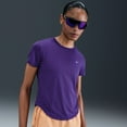 thumbnail image 1 of Women's Nike Tempo Dri-FIT Short Sleeve Running Top Color: Court Purple Size: X LARGE, 1 of 4