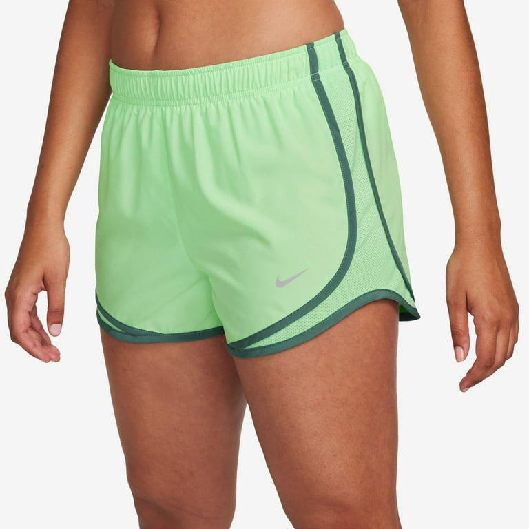 Green nike tempo shorts best sale