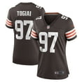 thumbnail image 1 of Women's Nike Tommy Togiai  Brown Cleveland Browns  Game Jersey, 1 of 7
