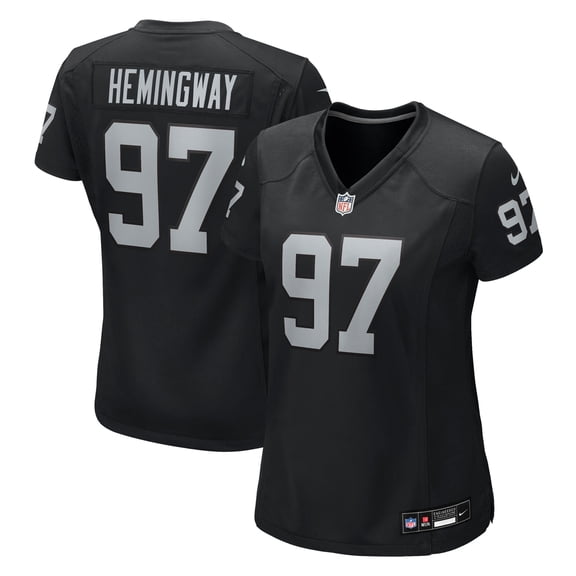 Women's Nike Tonka Hemingway  Black Las Vegas Raiders Team Game Jersey