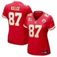 thumbnail image 1 of Women's Nike Travis Kelce Red Kansas City Chiefs Super Bowl LIX Game Jersey, 1 of 3