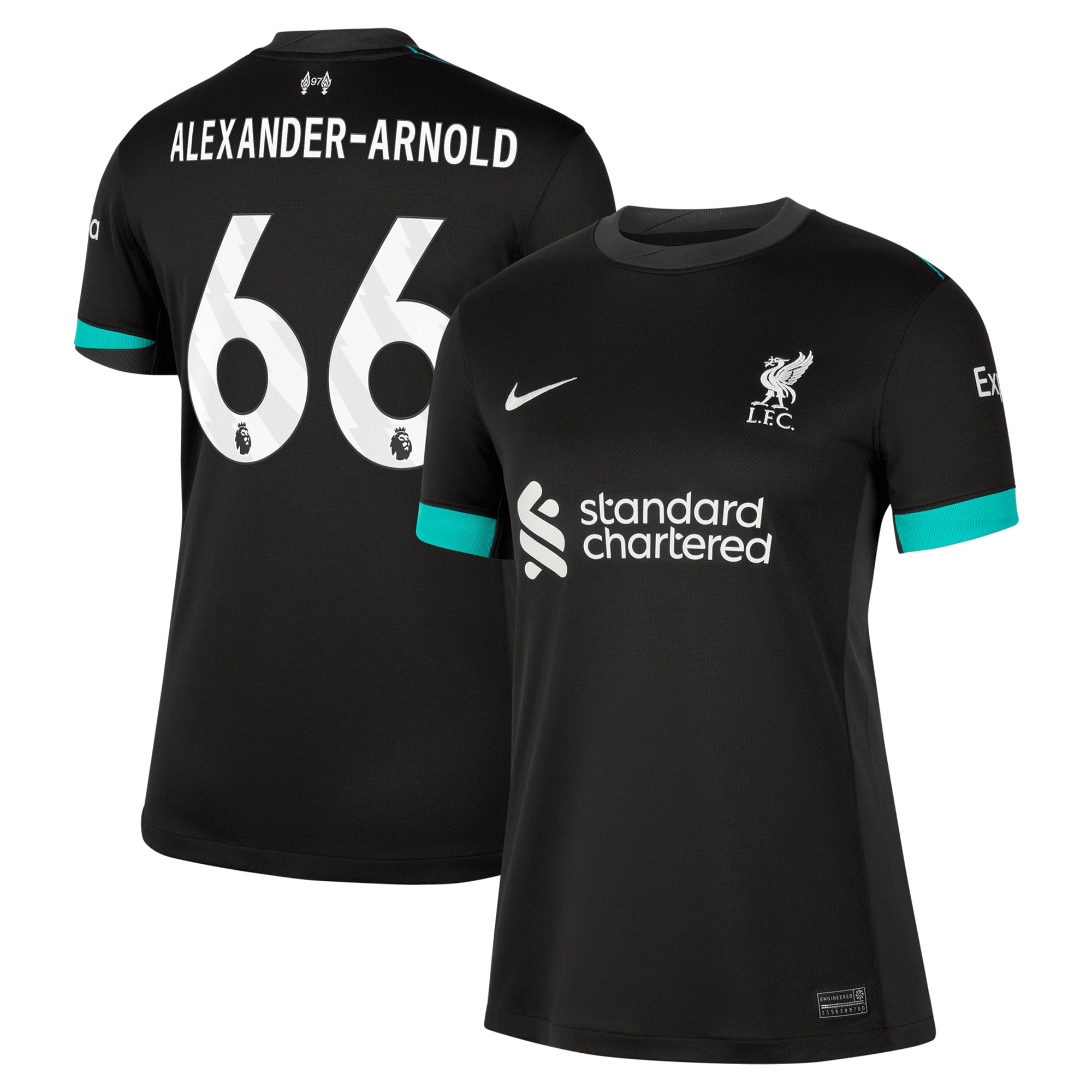 Women's Nike Trent AlexanderArnold Forest Green Liverpool 2024/25 Away