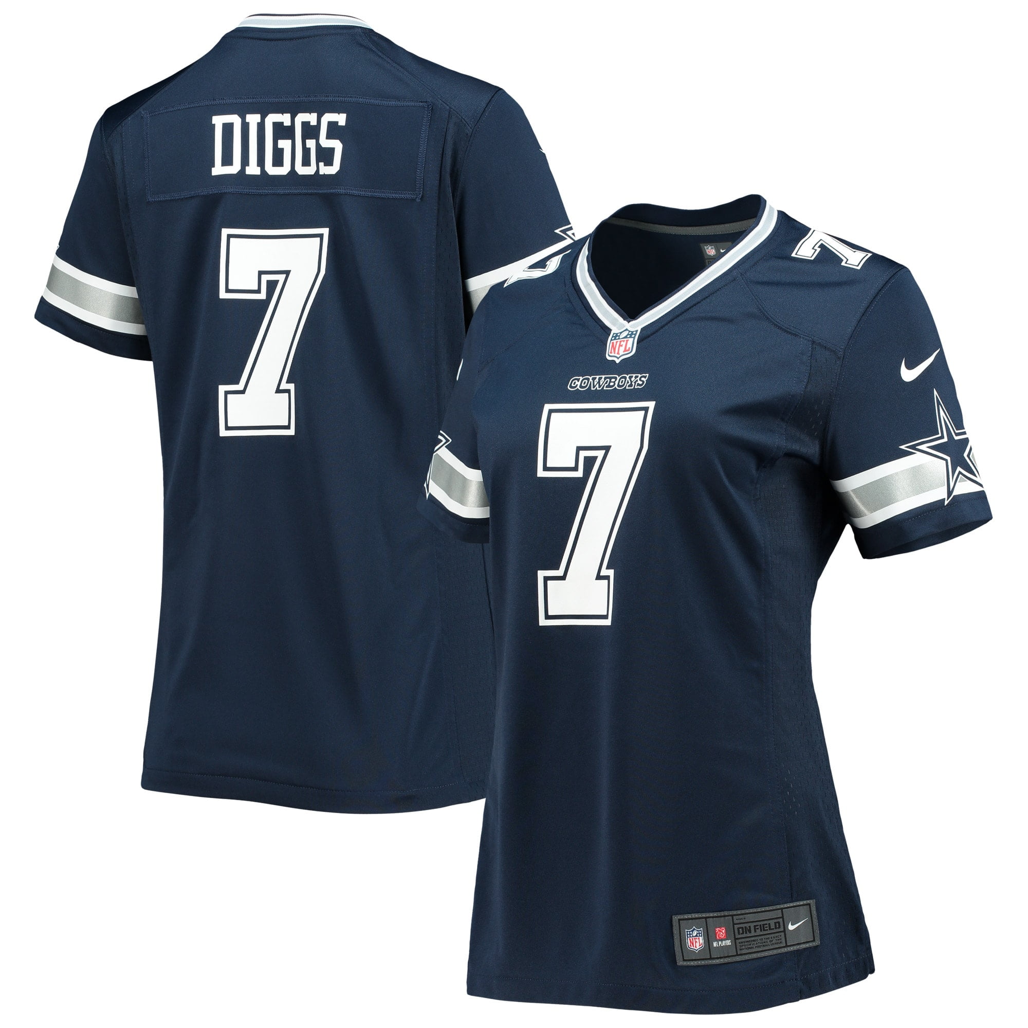 Nike Dallas Cowboys No31 Trevon Diggs White Women's Stitched NFL Limited Rush 100th Season Jersey