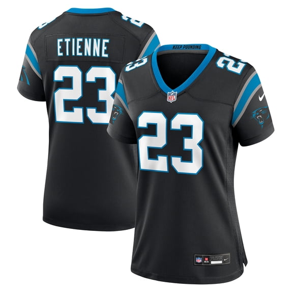 Women's Nike Trevor Etienne  Black Carolina Panthers Team Game Jersey