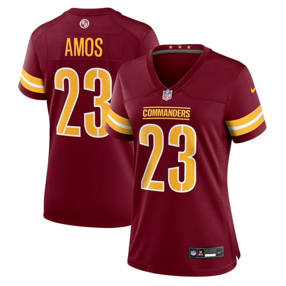 Women's Nike Trey Amos  Burgundy Washington Commanders Team Game Jersey