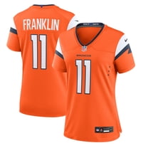 Women's Nike Troy Franklin Orange Denver Broncos Team Game Jersey