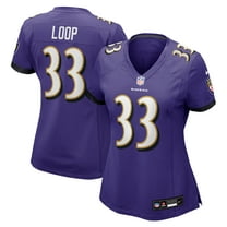 Women's Nike Tyler Loop Purple Baltimore Ravens Team Game Jersey
