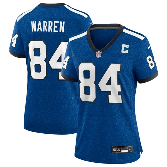 Women's Nike Tyler Warren  Heather Royal Indianapolis Colts Alternate 2 Indiana Nights Game Jersey