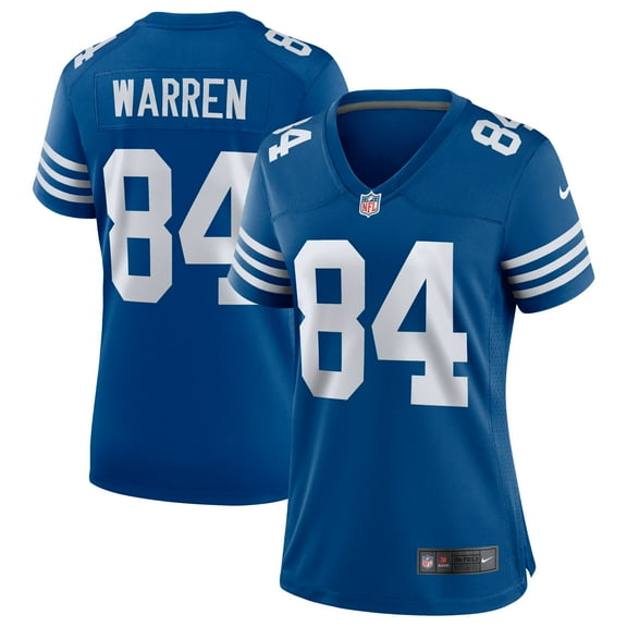 Women's Nike Tyler Warren  Royal Indianapolis Colts Alternate  Game Jersey