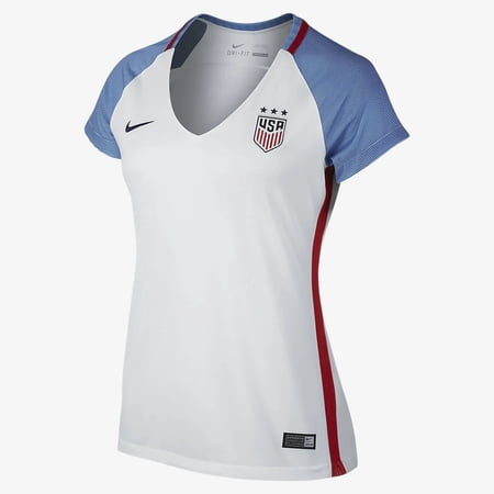 Nike Women's USWNT Authentic Home Soccer Jersey, White, Size XL