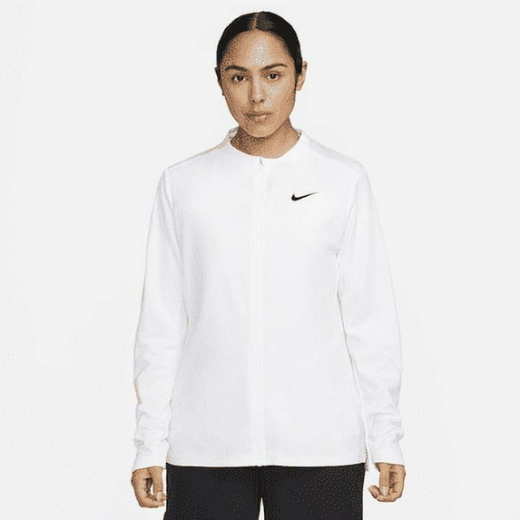 Women's Nike UV Advantage Dri-FIT Full-Zip Golf Top Color: White Size: SMALL