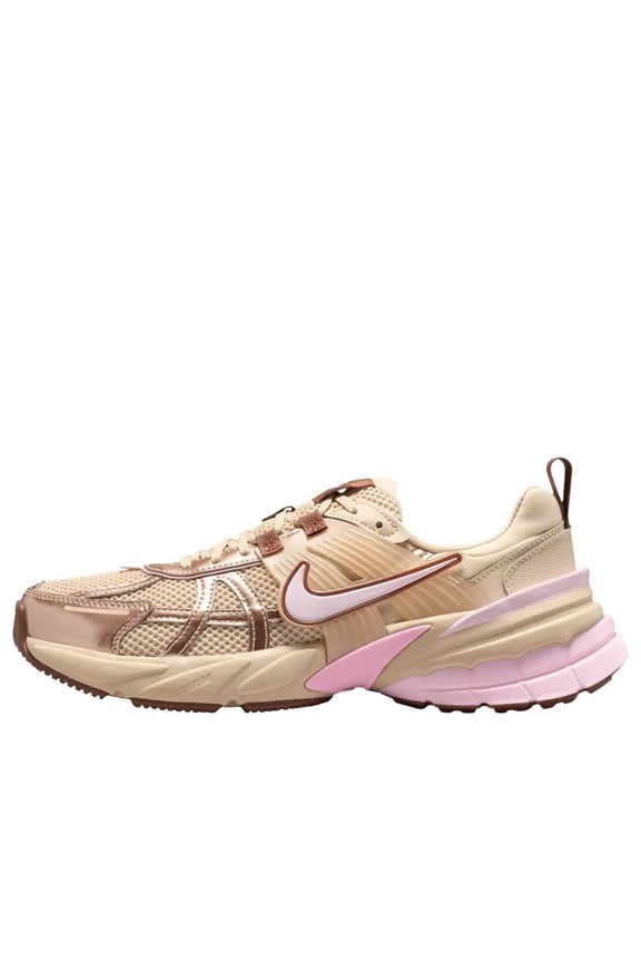 Women's Nike V2K Run Sanddrift/Pink Foam-Shimmer (FD0736 115) - 10