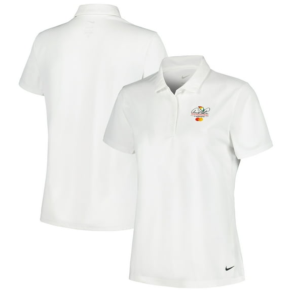 Women's Nike White Arnold Palmer Invitational Victory Performance Polo