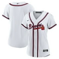 thumbnail image 1 of Women's Nike White Atlanta Braves Home Replica Team Jersey, 1 of 3