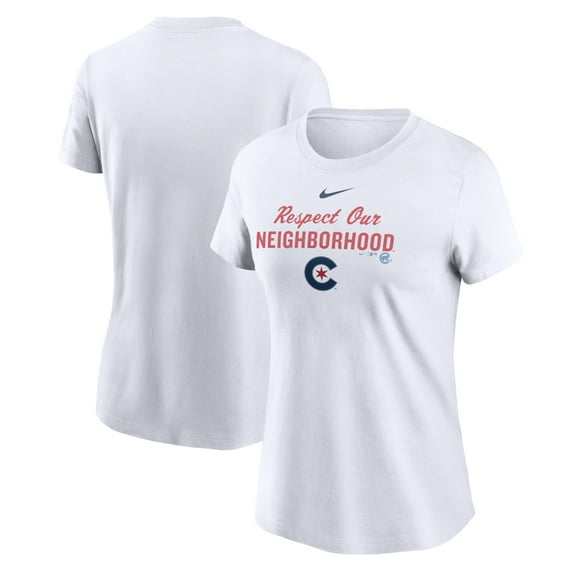Women's Nike White Chicago Cubs City Connect T-Shirt