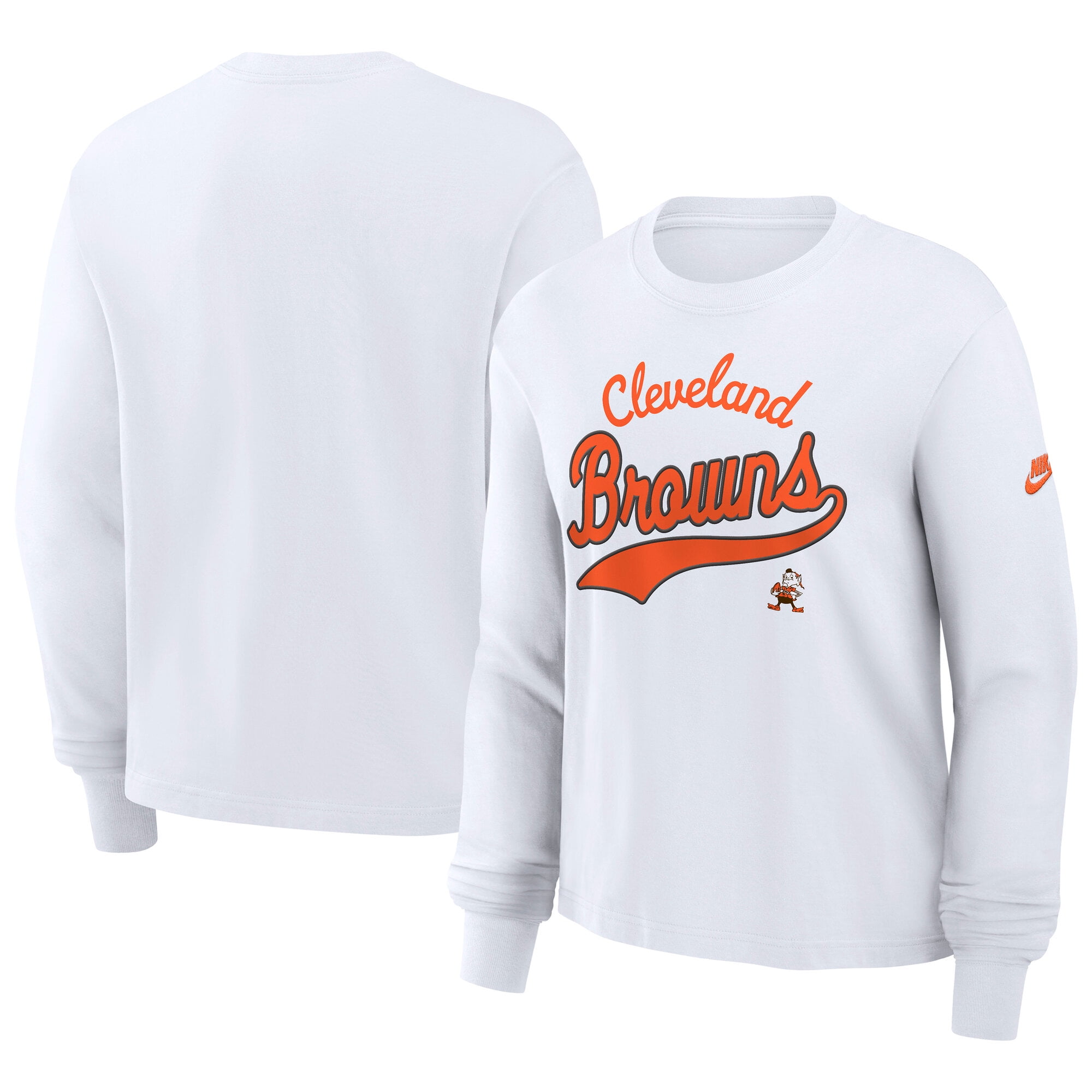 nike cleveland browns long sleeve shirt