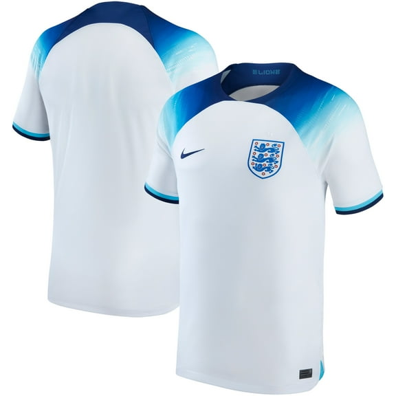 Women's Nike White England National Team 2022/23 Home Breathe Stadium Replica Blank Jersey