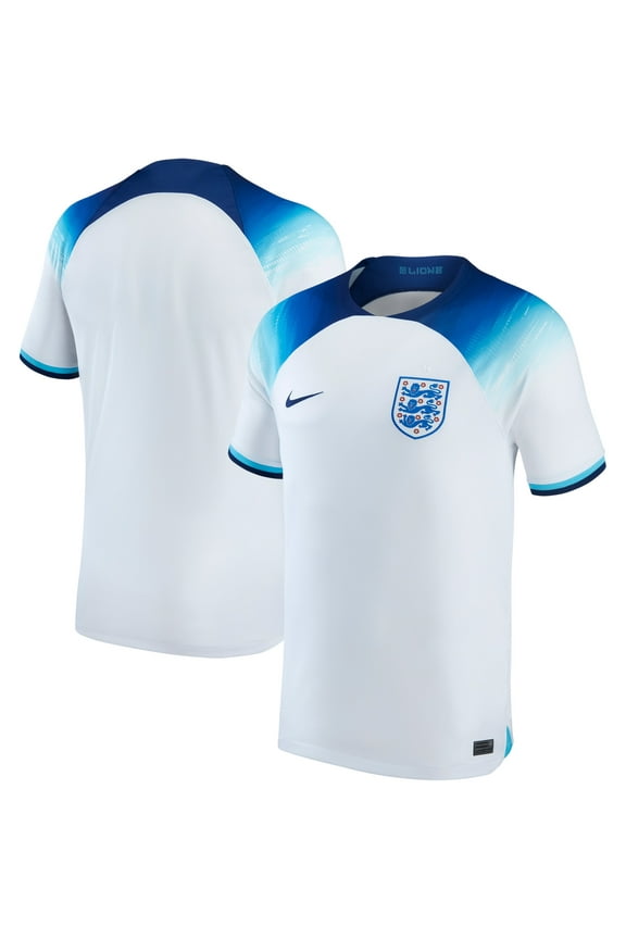Women's Nike White England National Team 2022/23 Home Breathe Stadium Replica Blank Jersey