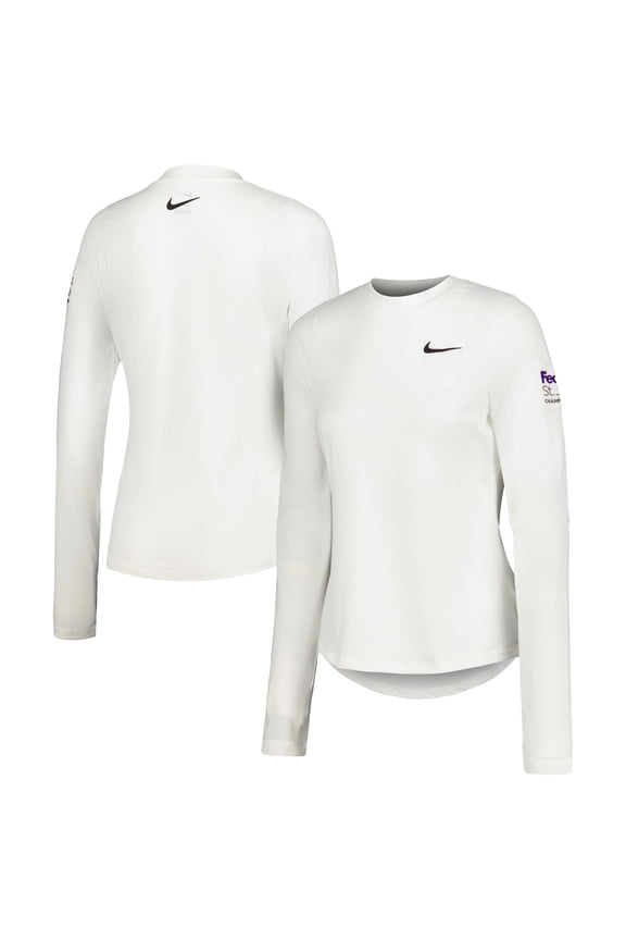 Women's Nike White FedEx St. Jude Championship UV Victory Print Performance Long Sleeve Top
