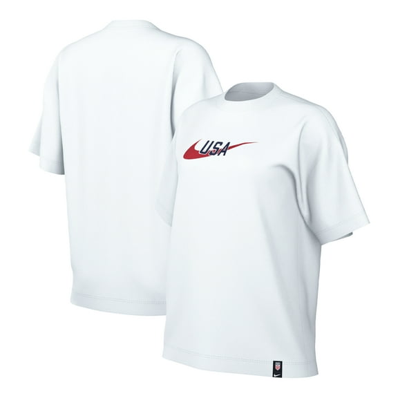 Women's Nike  White USMNT Swoosh T-Shirt