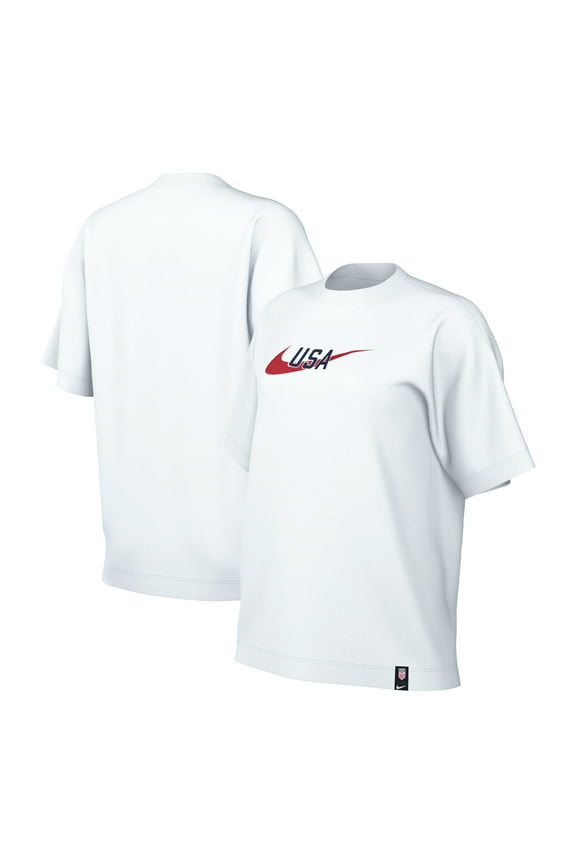 Women's Nike White USMNT Swoosh T-Shirt