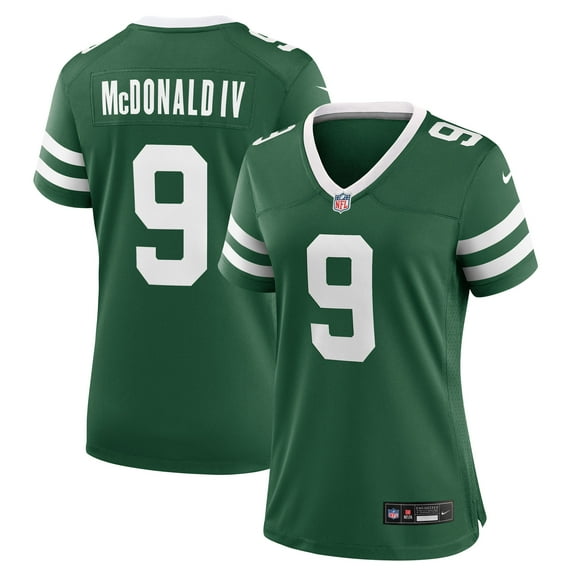 Women's Nike Will McDonald IV Legacy Green New York Jets Team Game Jersey