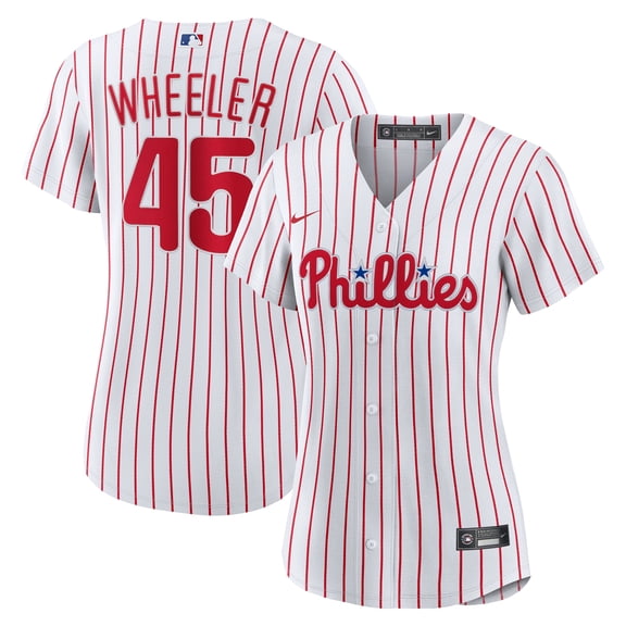 Women's Nike Zack Wheeler White Philadelphia Phillies Home Replica Jersey