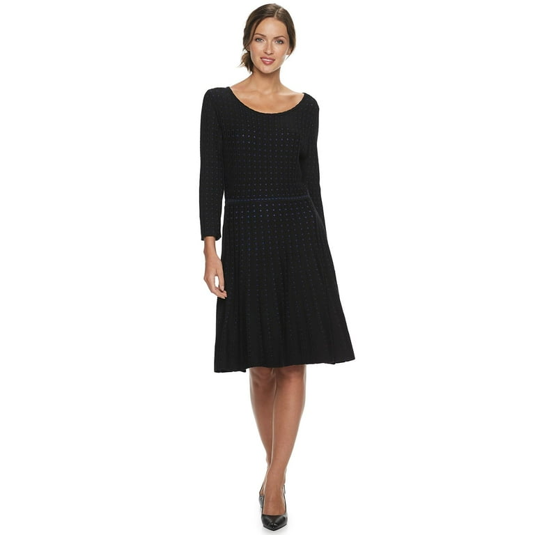Nina leonard sweater dress sales