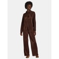 thumbnail image 1 of Nine.Eight Women's and Women's Plus Plisse Pleat Shirt and Pants Set, 2-Piece, Sizes XS-4X, 1 of 5