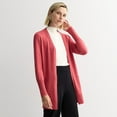 thumbnail image 1 of Women's Nine West Essential Cardigan Color: Allure Red Size: XX LARGE, 1 of 4