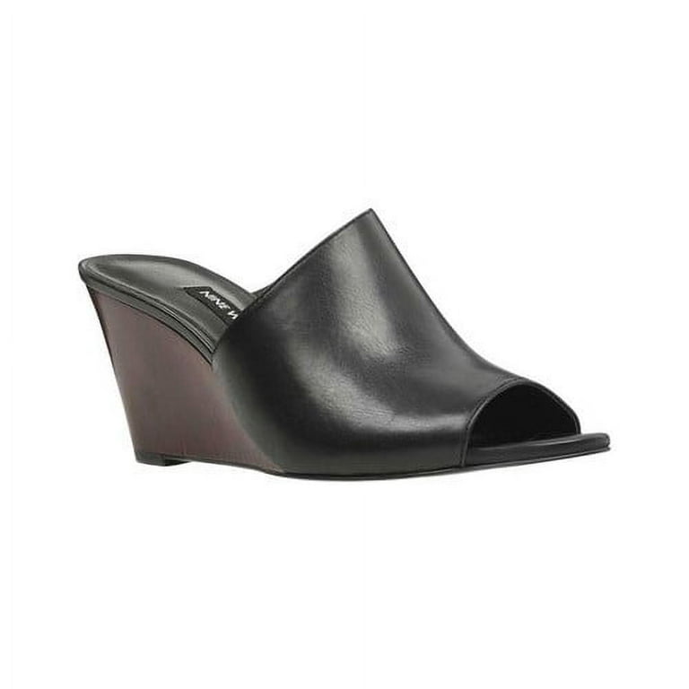 Women s Nine West Janissah Wedge Sandal Walmart