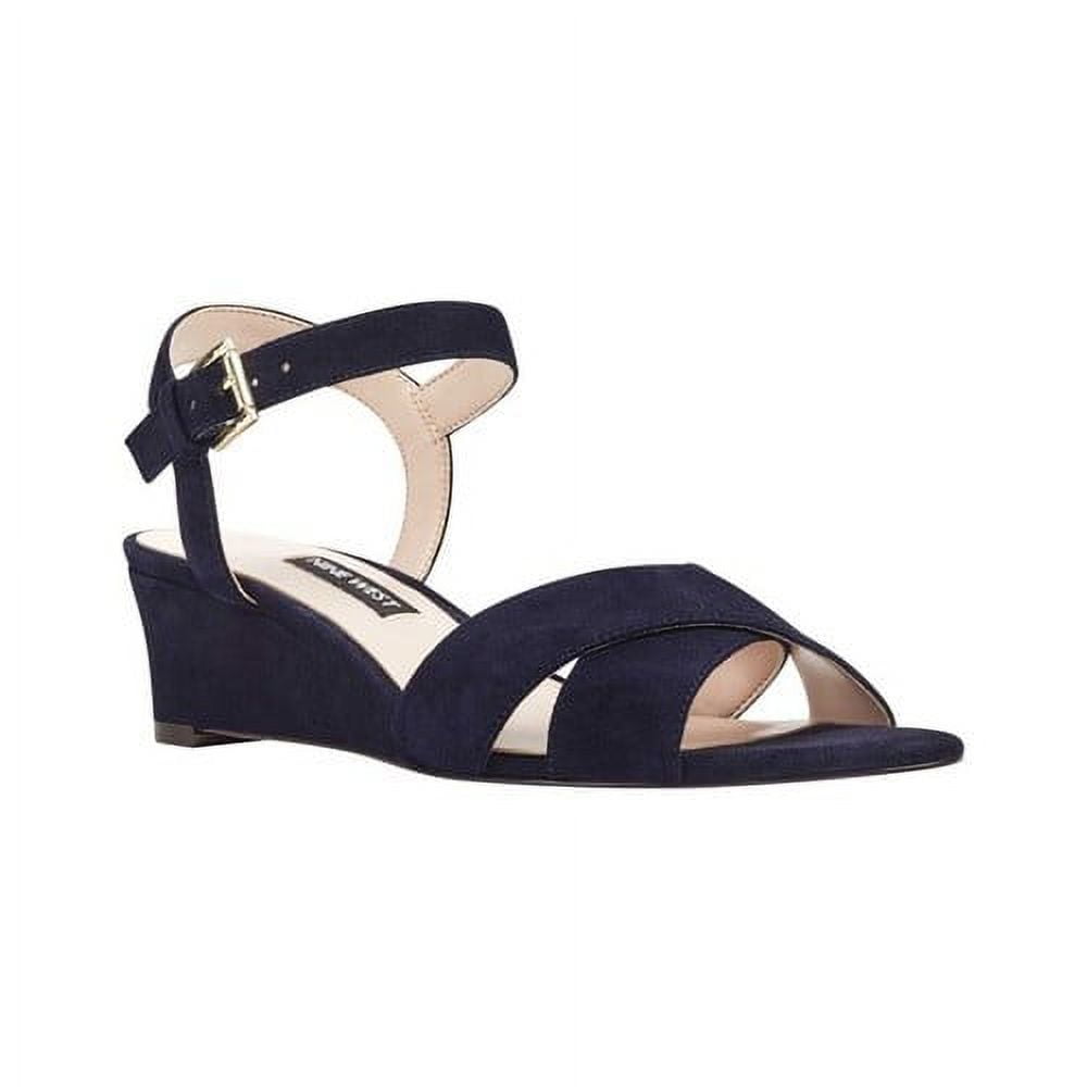 Women s Nine West Laglade Wedge Sandal Walmart