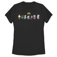 thumbnail image 1 of Women's Nintendo Animal Crossing Character Lineup  Graphic Tee Black Medium, 1 of 3